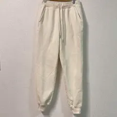 UNIQLO ユニクロ　ホワイト　ボアスウェットパンツ　M