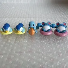 ポケモン ガチャ ギラギラサンシャイン4 ゼニガメ マリル　ポッチャマ