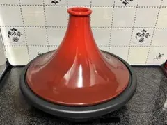 【未使用】ル・クルーゼ　タジン鍋　27センチ　赤 未使用】ル・クルーゼ タジン鍋 27センチ 赤 卸売 通販