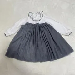 プチバトーロンパース　ワンピース　チュール　12m /74㎝