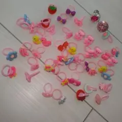 カラフルリングセット 約40個