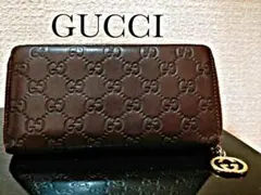 GUCCI　グッチ　ラウンドファスナー　長財布　レディース　メンズ