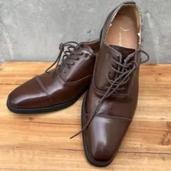 Lorenzo Commy ストレートチップ ブラウン 24.5EEE 日本製