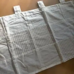 カフェカーテン　ドット　チェック　カントリー　パッチワーク