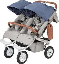 【美品】 最新モデルAIRBUGGY ココダブル フロムバースEX リバーブルー