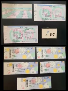奥田民生 ライブチケット 半券7枚セット＋おまけ1枚（1995年〜1997年）のサムネイル
