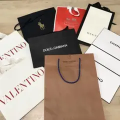 ハイブランド　紙袋　ショッパー　まとめ売り