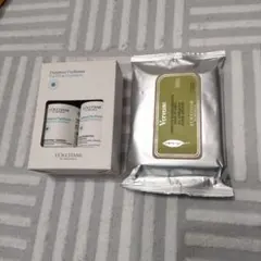 ロクシタン　シャンプー、コンディショナーセット　拭き取りシート