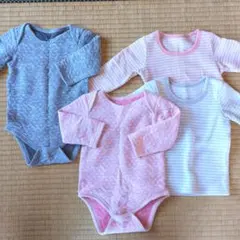 裏起毛長袖肌着 80cm 4点セット