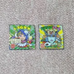 ご当地ビックリマンシール 東日本編No.17レスＱ天女 No.5なまはげデビル