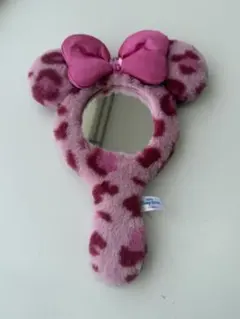 ミニーちゃんの豹柄　手鏡 JK