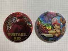 【2個セット】ワンピース 輩缶バッジ 第21弾 チョッパー、ユータス キッド