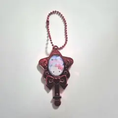キティ　マジカルステッキキーホルダー　赤のサムネイル