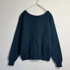 【Reflect】洗えるニット 9号 ブルーグリーン 美品