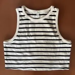 H&M ストライプ タンクトップ US XL 新品未使用