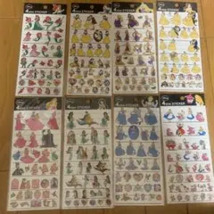 ディズニープリンセス シール 8枚セット