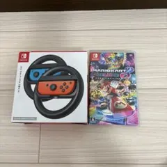 Nintendo Switch Joy-Conハンドル2個マリオカート8セット