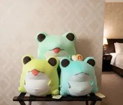 新品タグ付き」ただのかえるたちBIGぬいぐるみ 全種3セット - メルカリ