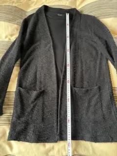 ZARA MAN ブラック カーディガン ロング丈