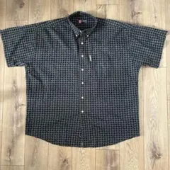 【希少XL】90s CHAPS ラルフローレン 総柄シャツ ボックスシルエット