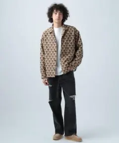 BAYFLOW パターンシャツジャケット