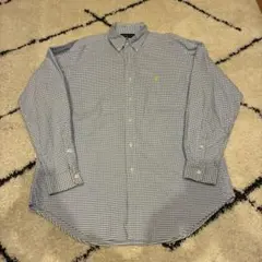 美品 90s Ralph Lauren ラルフローレン ギンガムチェックシャツ