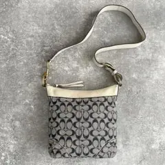 y2k coach soho shoulder bag denim