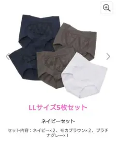 トリンプ　きれいになろう！制菌加工綿混ベアショーツ しっかりバージョン5枚LL