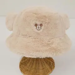 東京ディズニーリゾート限定 ミッキー バケットハット もこもこ 耳付き