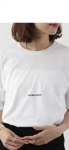 SAINT LAURENT サンローラン　新品　ロゴTシャツ　タグ付きのサムネイル