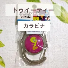 【新品】WARNER BROS　トゥイーティー カラビナ　キーホルダー　ピンク