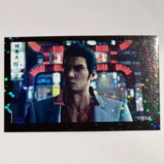 桐生　②　ホログラムステッカー　自販機　龍が如く極3　Dark Ties