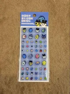 正規品 DROP BLOCK SEAL タイルシール　青たまごっち