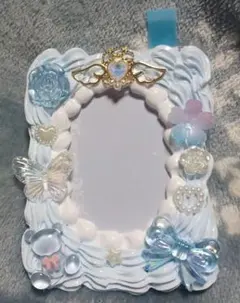水色のホイップデコ