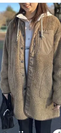 一度のみ！コロンビア・フリースボアジャケット