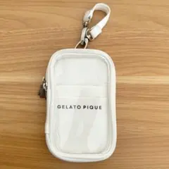 ジェラートピケ キャリーポーチ アクスタポーチ ホワイト