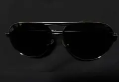 【鑑定済】POLICE アビエータースタイル　サングラス / ブラック