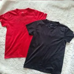 PUMA プーマ Tシャツ 半袖 170cm 男子 小学生 小学校 男の子 黒赤