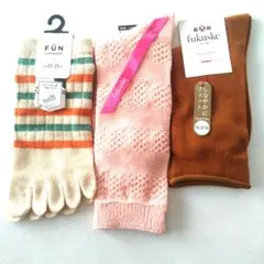 fukuske　レディース　ソックス　3足セット