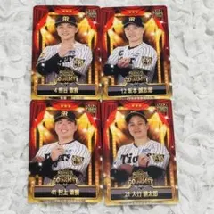 ❤️阪神タイガース 2026グルメカード 限定カード セット熊谷 坂本 村上 大竹