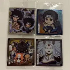 NARUTO-ナルト- 疾風伝 にふぉるめーしょん シール 4枚セット