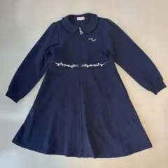 メゾピアノ　ワンピース　ジップアップワンピース