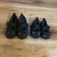 【ラプちゃんさん専用】姉妹セットリボン付きブラックフォーマル13センチ16センチ