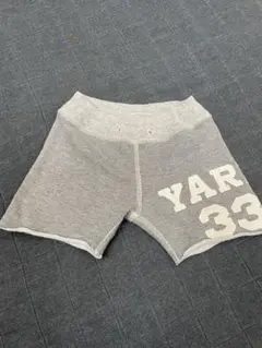 デニムダンガリー　グレー　ショートパンツ 90