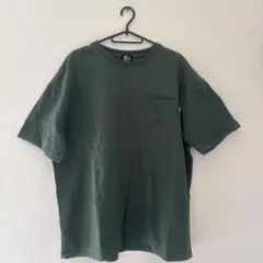 CAMP7 ダークグリーン Tシャツ Lサイズ　綿100 夏服