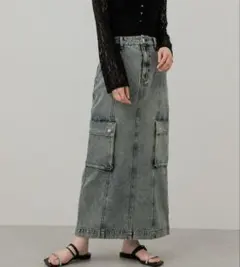 新品　SENSE OF PLACE アーバンリサーチ　デニムスカート M