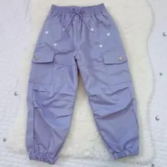 ハート刺繍♡カーゴパンツ120