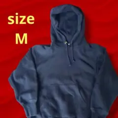 ✨GU✨　ジーユー　スウェット　パーカー　M　ネイビー　プルオーバー