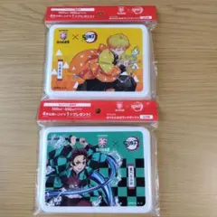 サントリー健康茶×鬼滅の刃　折りたたみ式ランチボックス　2点セット　炭治郎　善逸のサムネイル