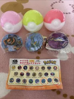 ポケモン ホログラムマグネット 3個セット　くら寿司